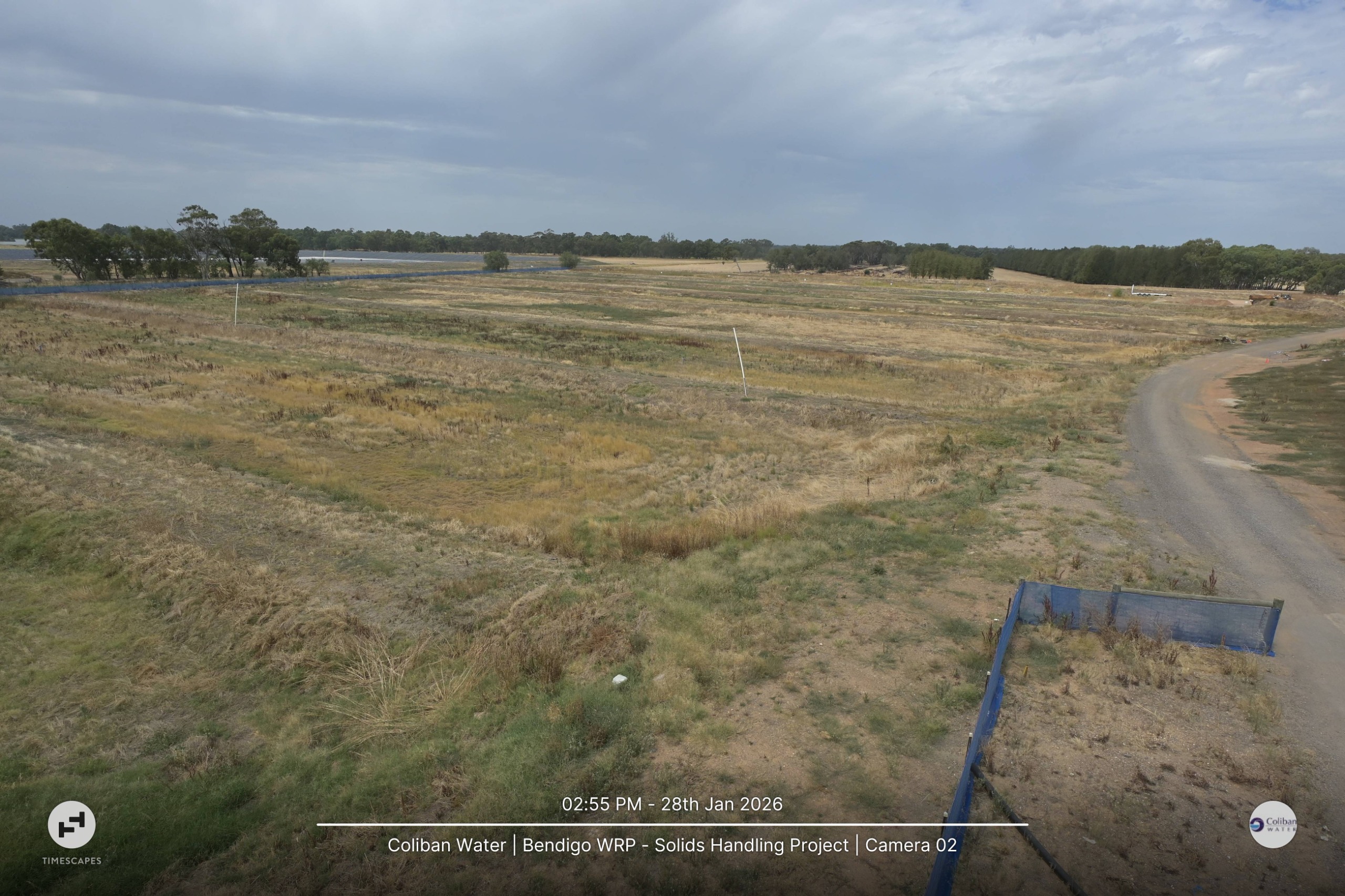 Before - January 2026: Future site of the solids handling facility