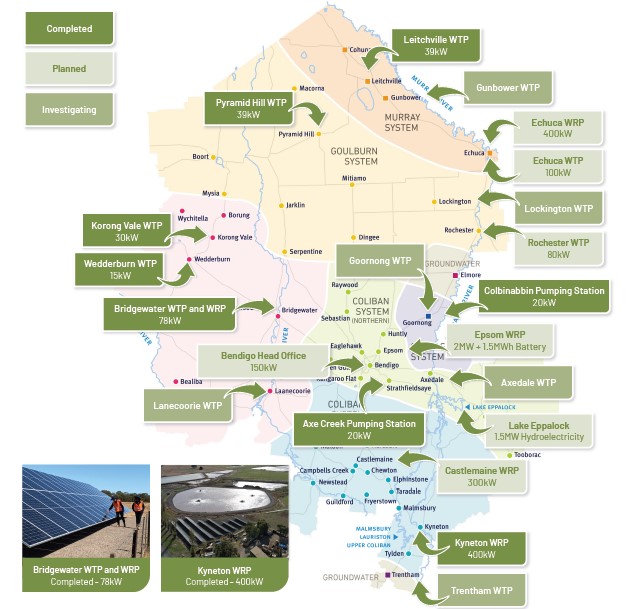 Solar array map